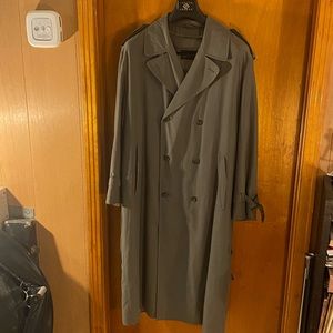 Full length all weather trench coat